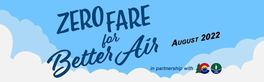 Zero Fare for Better Air graphic